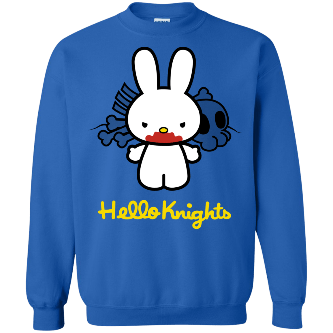 Sweatshirts Royal / S Hello Knights Crewneck Sweatshirt