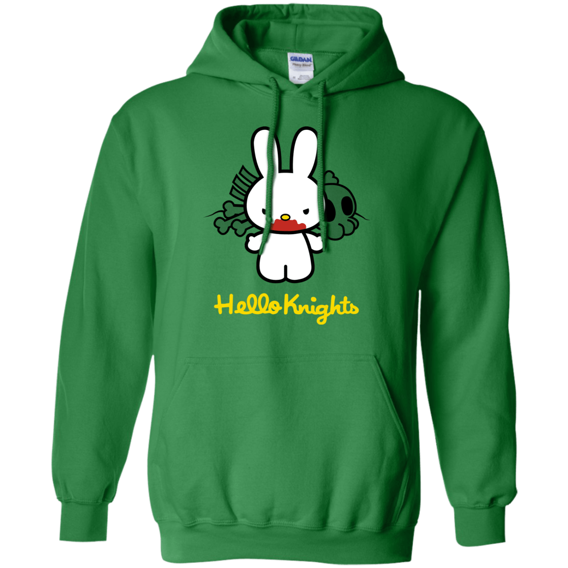 Sweatshirts Irish Green / S Hello Knights Pullover Hoodie