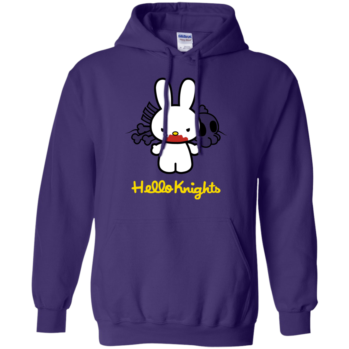 Sweatshirts Purple / S Hello Knights Pullover Hoodie