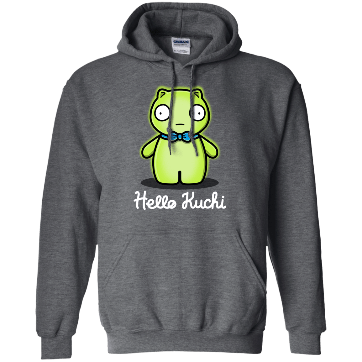 Sweatshirts Dark Heather / S Hello Kuchi Pullover Hoodie