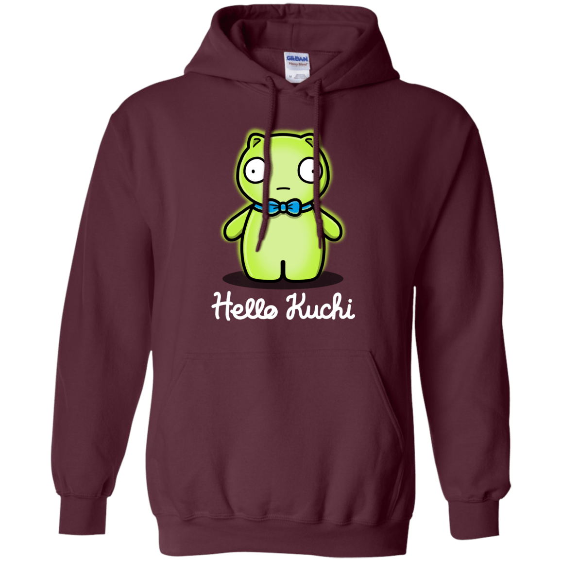Sweatshirts Maroon / S Hello Kuchi Pullover Hoodie