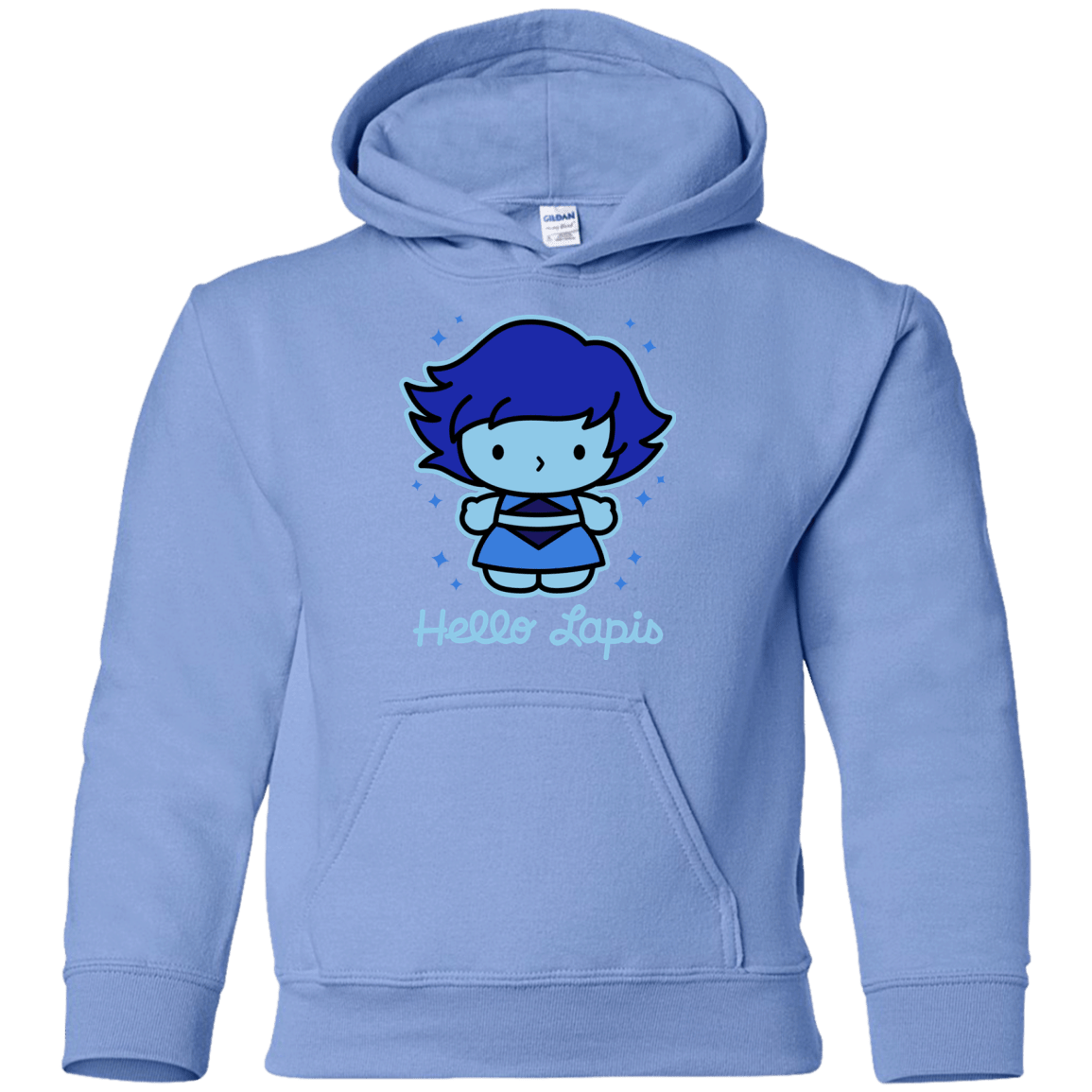 Sweatshirts Carolina Blue / YS Hello Lapis Youth Hoodie