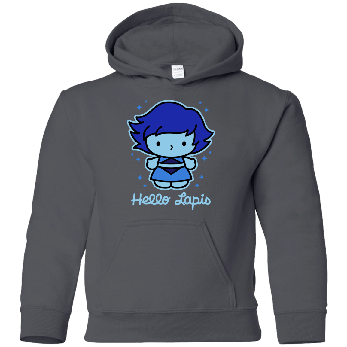 Sweatshirts Charcoal / YS Hello Lapis Youth Hoodie