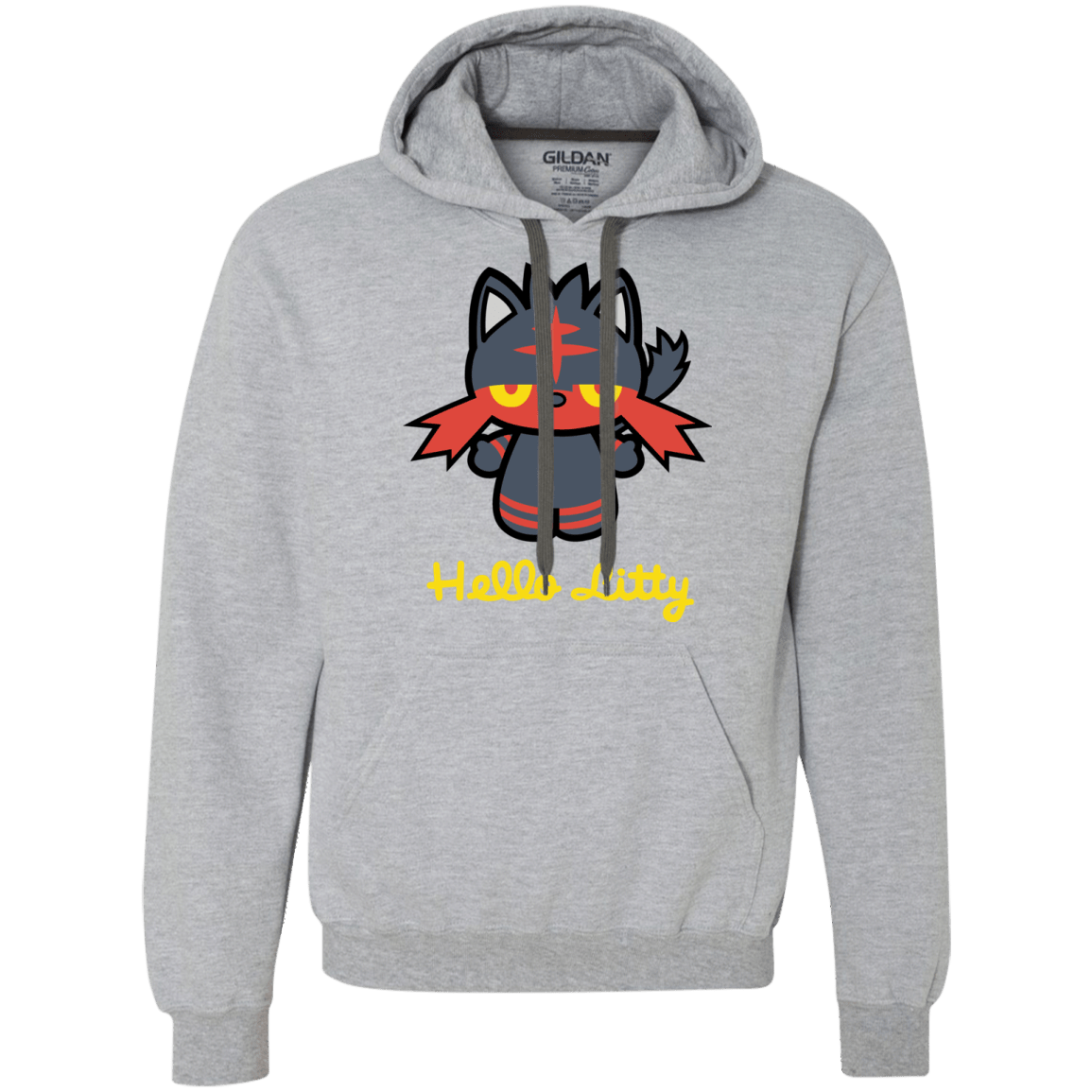 Sweatshirts Sport Grey / S Hello Litty Premium Fleece Hoodie