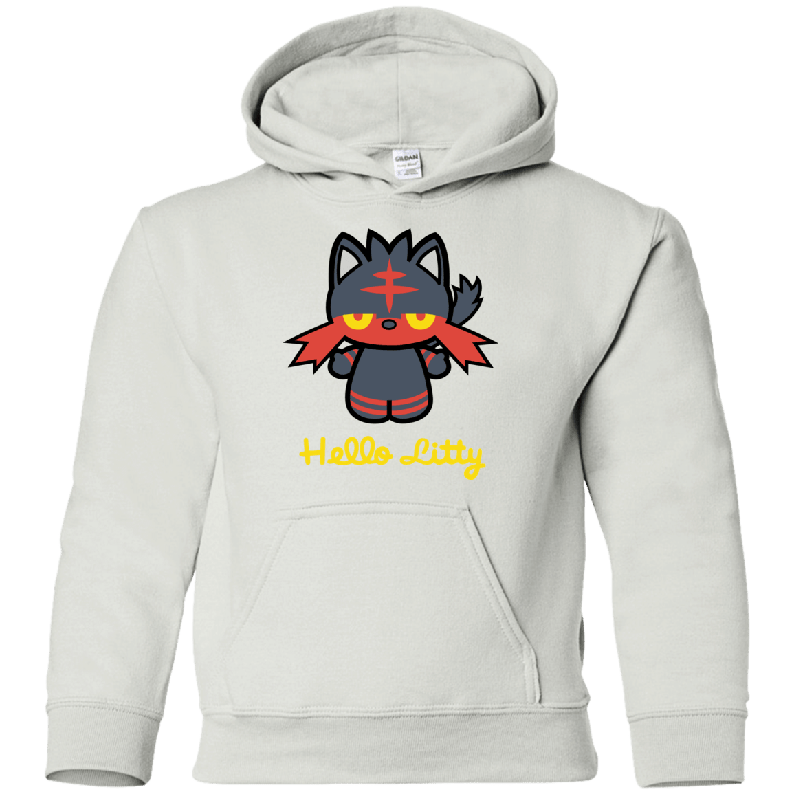 Sweatshirts White / YS Hello Litty Youth Hoodie