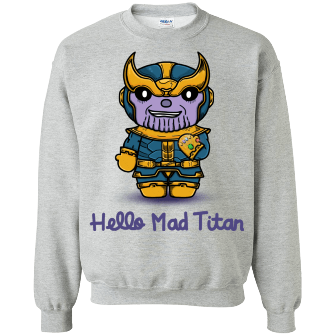Sweatshirts Sport Grey / S Hello Mad Titan Crewneck Sweatshirt