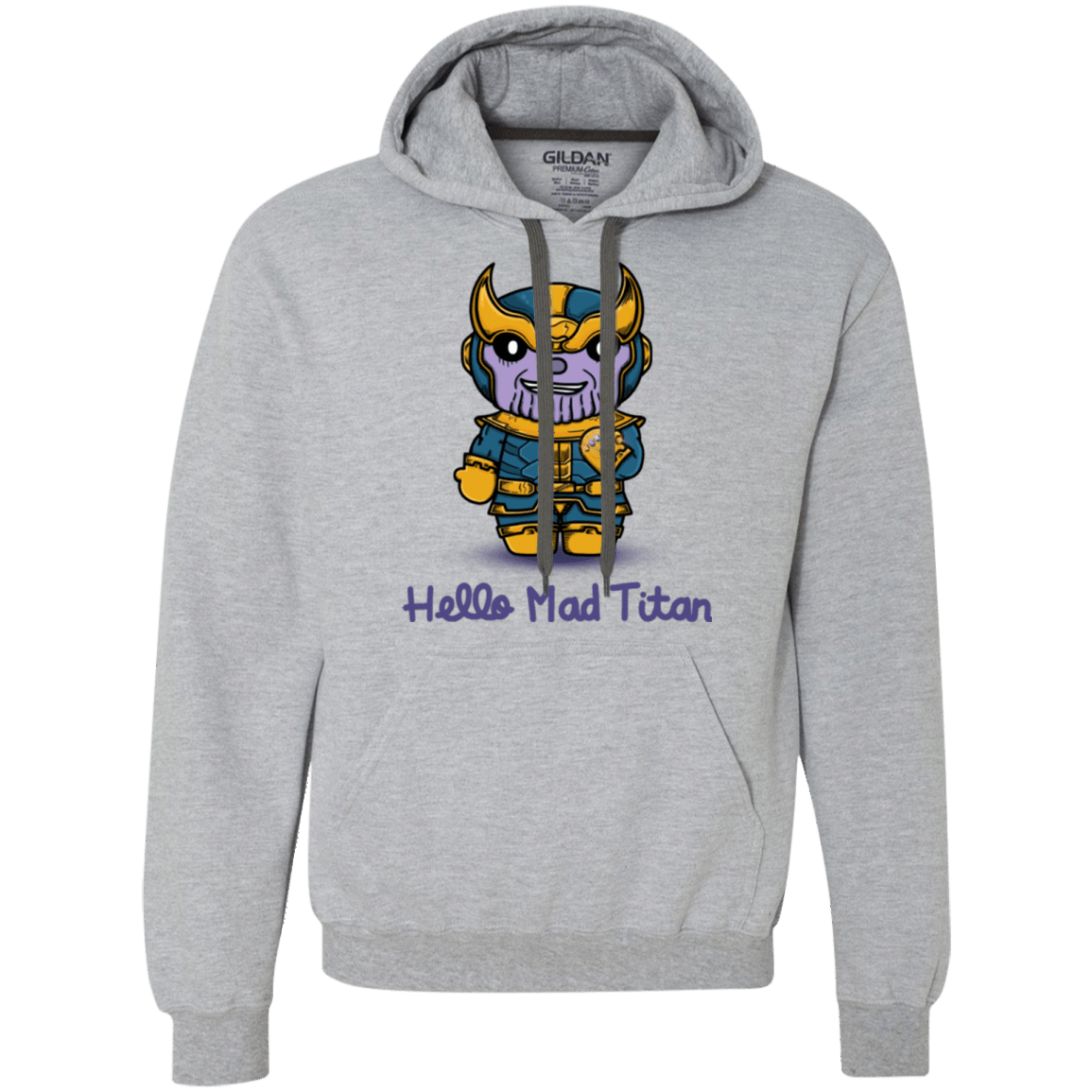 Sweatshirts Sport Grey / S Hello Mad Titan Premium Fleece Hoodie