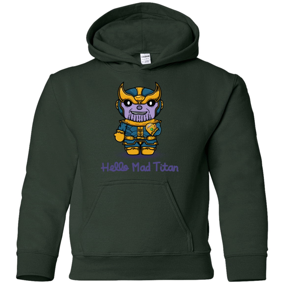 Sweatshirts Forest Green / YS Hello Mad Titan Youth Hoodie