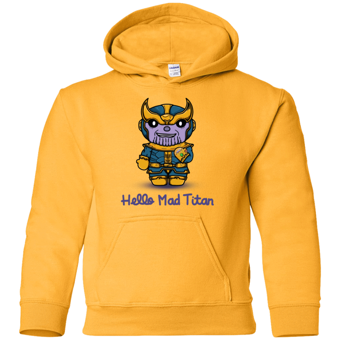 Sweatshirts Gold / YS Hello Mad Titan Youth Hoodie