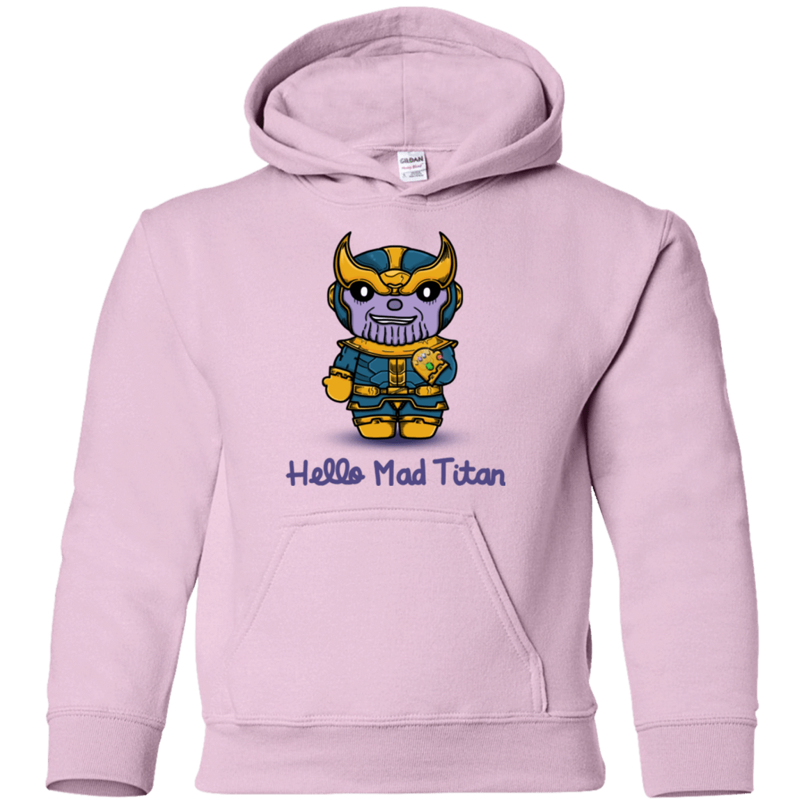 Sweatshirts Light Pink / YS Hello Mad Titan Youth Hoodie