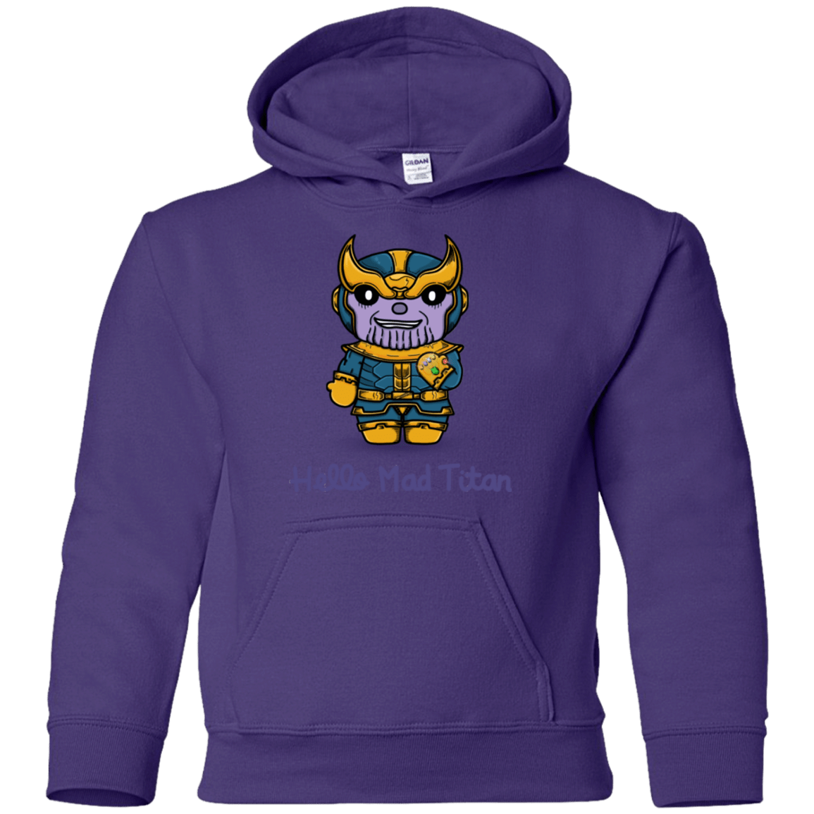 Sweatshirts Purple / YS Hello Mad Titan Youth Hoodie
