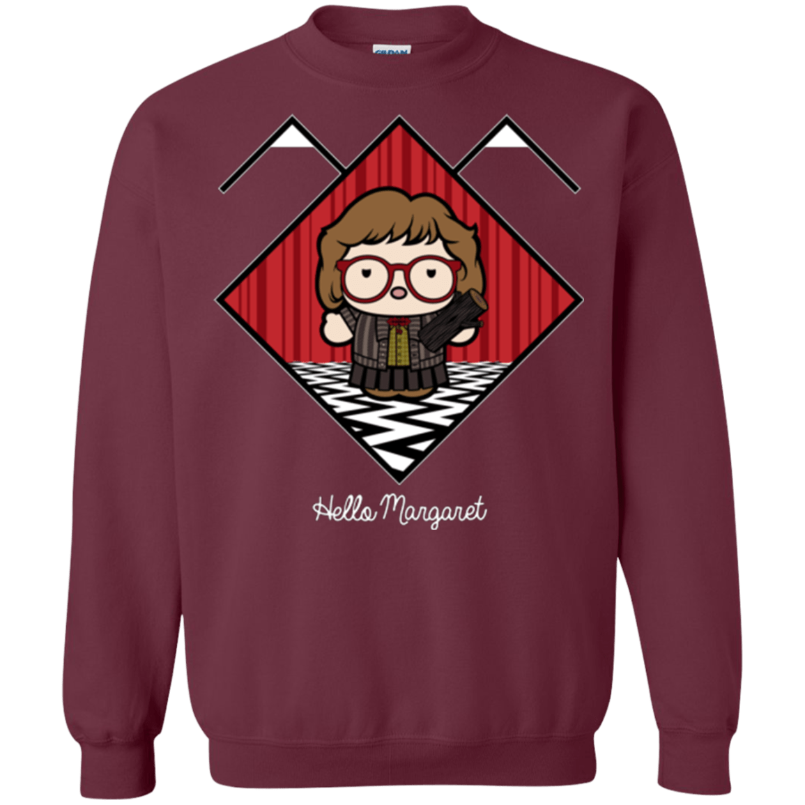 Sweatshirts Maroon / Small Hello Margaret Crewneck Sweatshirt