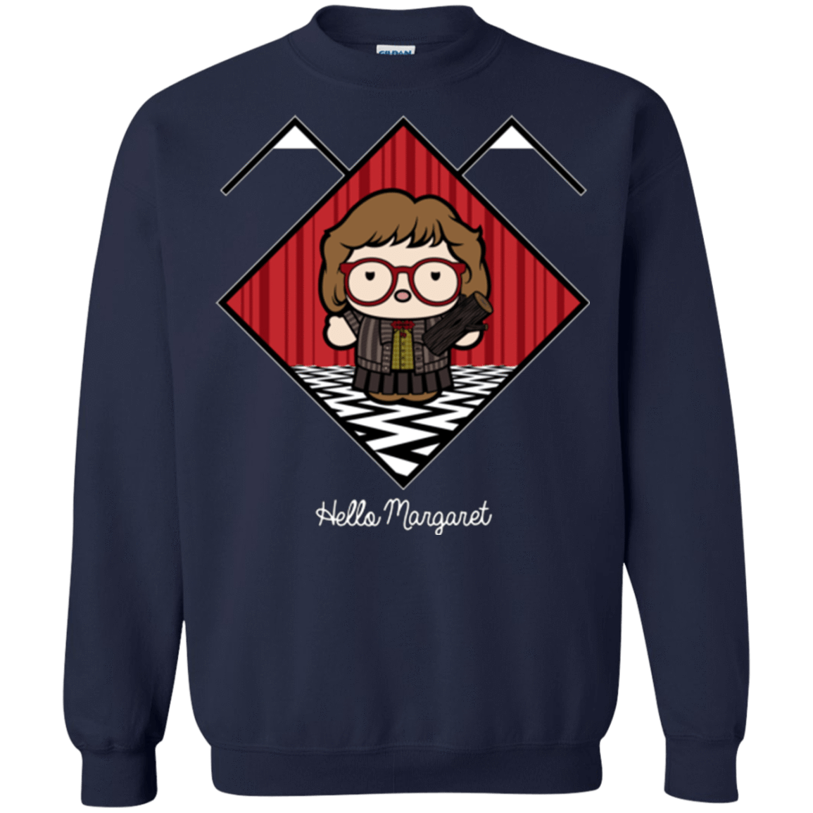 Sweatshirts Navy / Small Hello Margaret Crewneck Sweatshirt