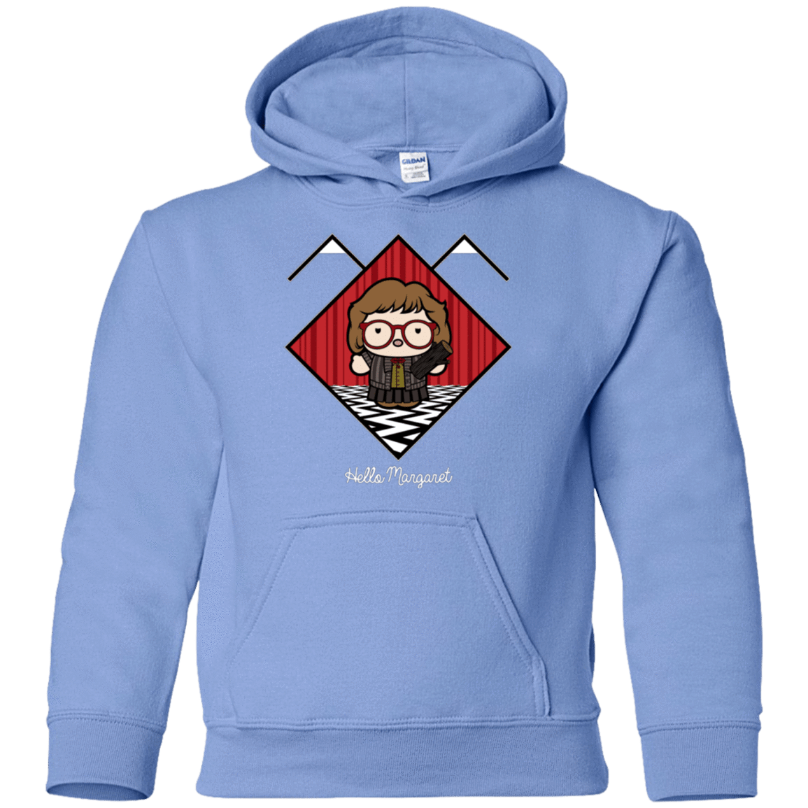 Sweatshirts Carolina Blue / YS Hello Margaret Youth Hoodie