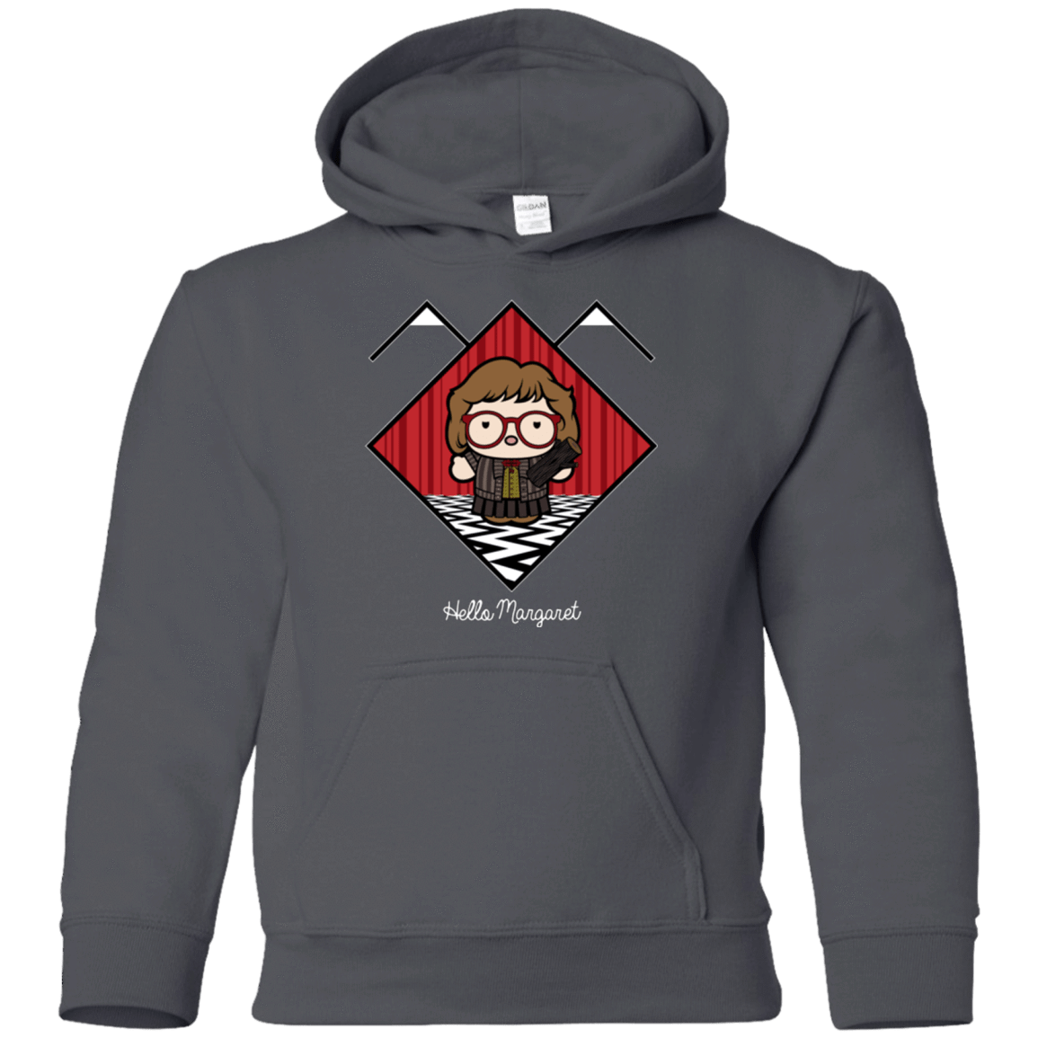 Sweatshirts Charcoal / YS Hello Margaret Youth Hoodie