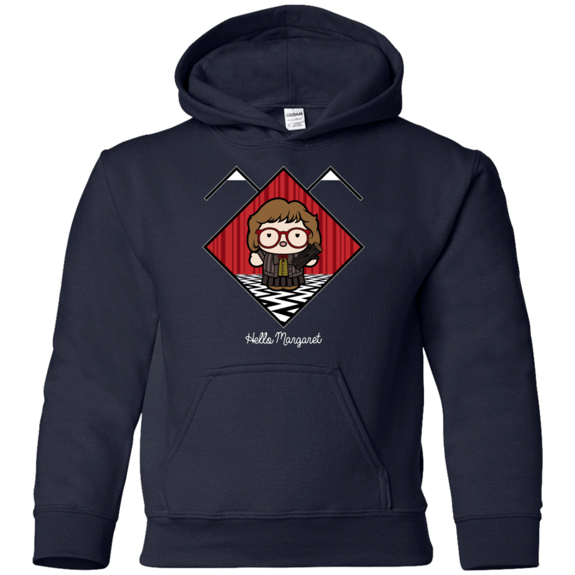 Sweatshirts Navy / YS Hello Margaret Youth Hoodie