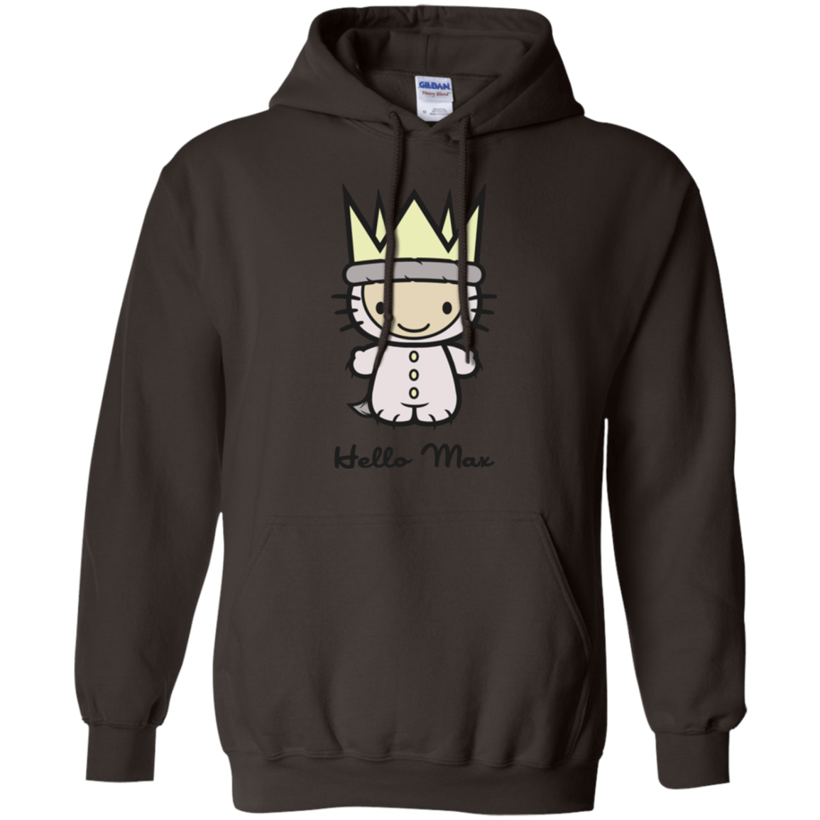 Sweatshirts Dark Chocolate / Small Hello Max Pullover Hoodie