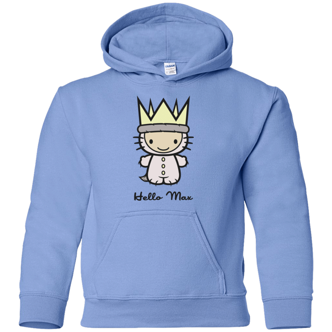 Sweatshirts Carolina Blue / YS Hello Max Youth Hoodie