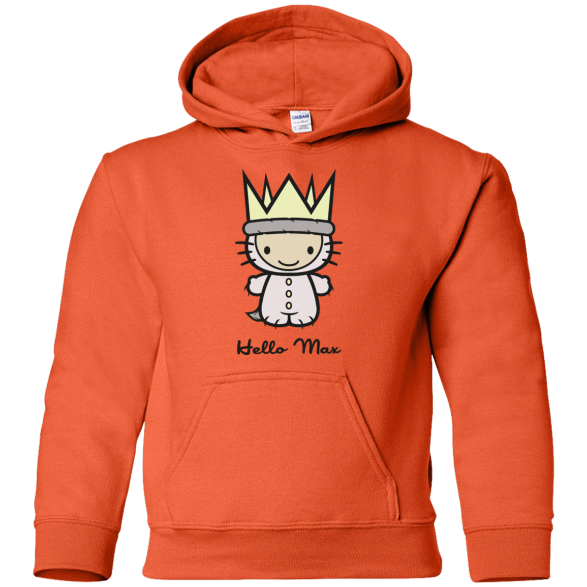 Sweatshirts Orange / YS Hello Max Youth Hoodie