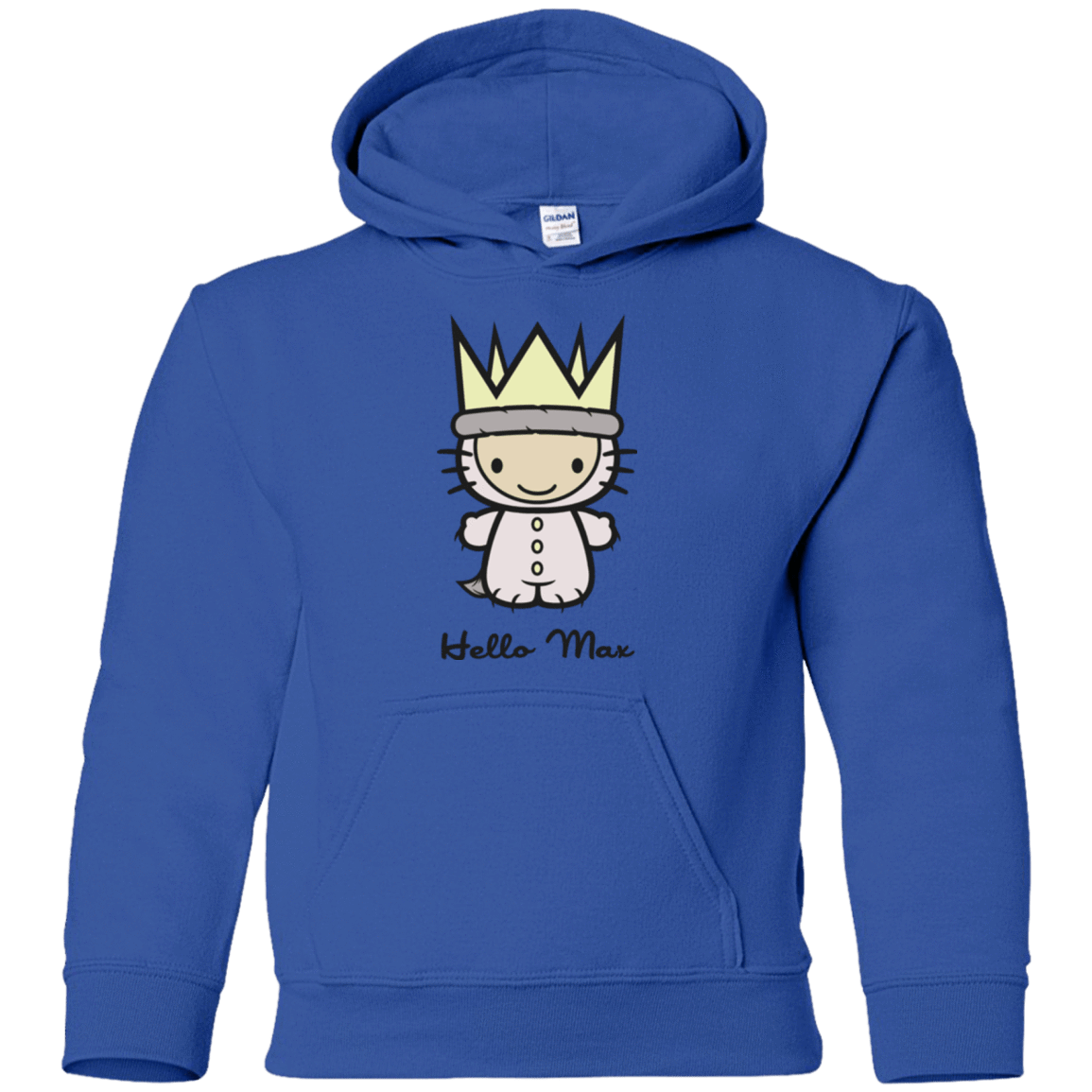 Sweatshirts Royal / YS Hello Max Youth Hoodie