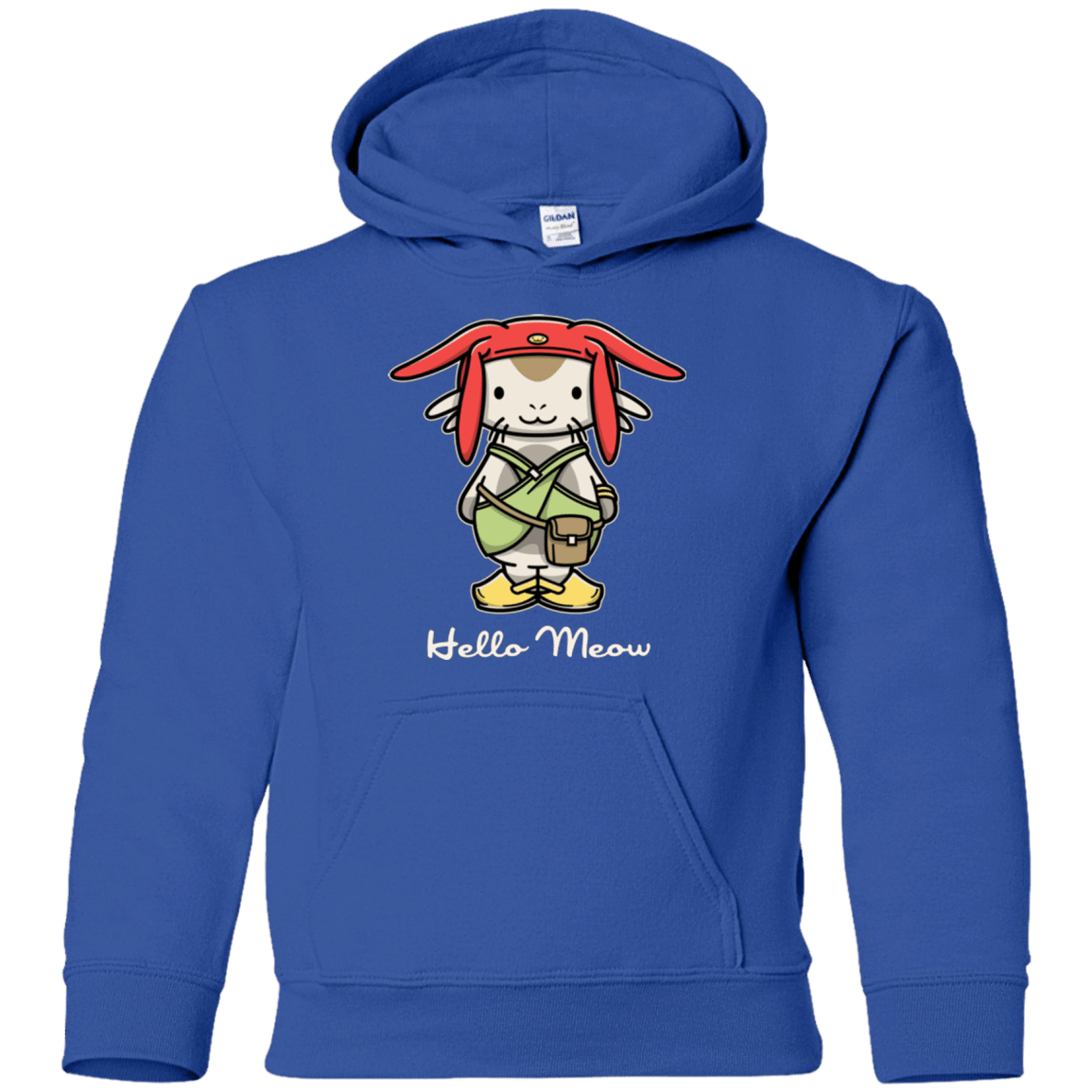 Sweatshirts Royal / YS HELLO MEOW Youth Hoodie