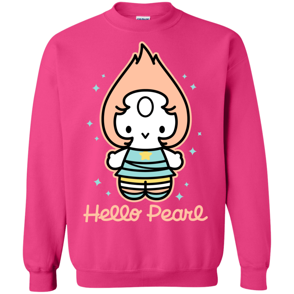 Sweatshirts Heliconia / S Hello Pearl Crewneck Sweatshirt