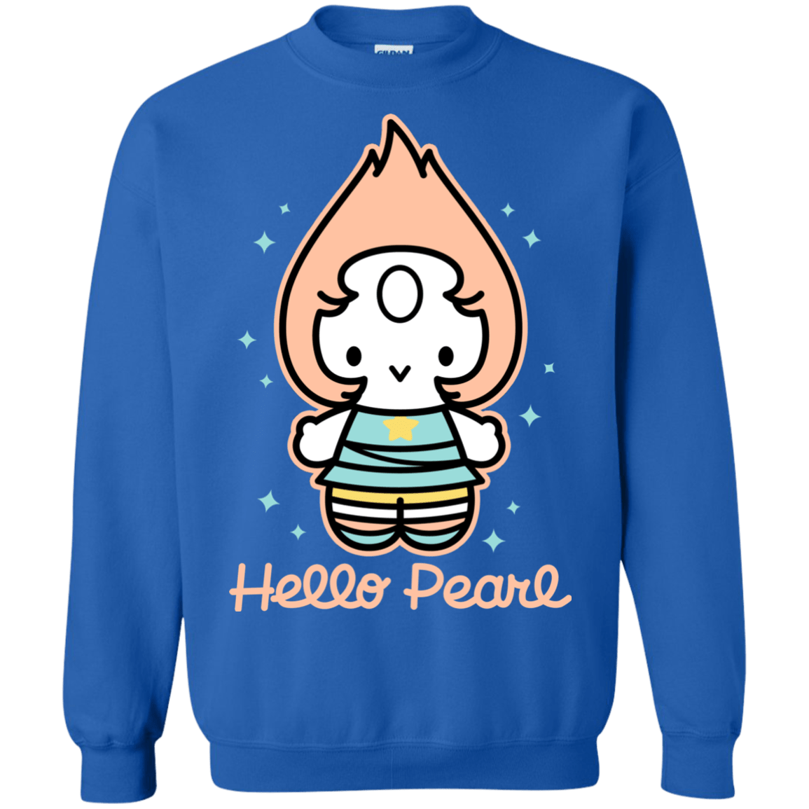 Sweatshirts Royal / S Hello Pearl Crewneck Sweatshirt