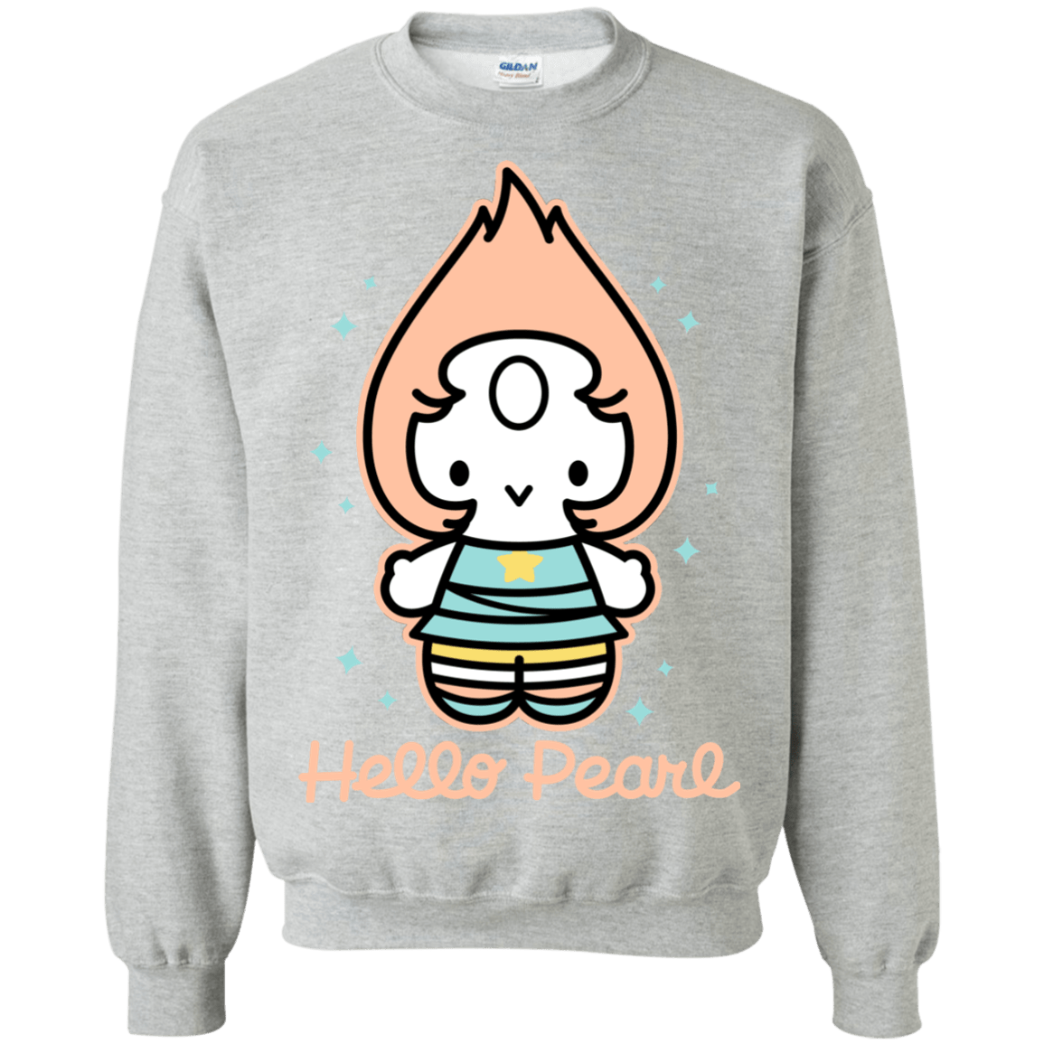 Sweatshirts Sport Grey / S Hello Pearl Crewneck Sweatshirt