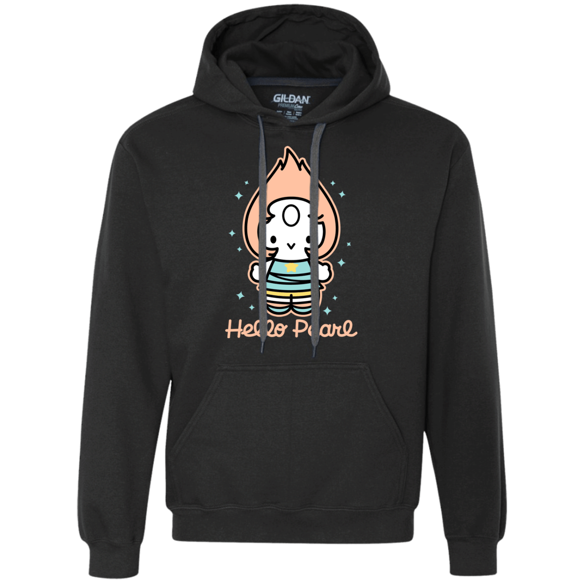 Sweatshirts Black / S Hello Pearl Premium Fleece Hoodie