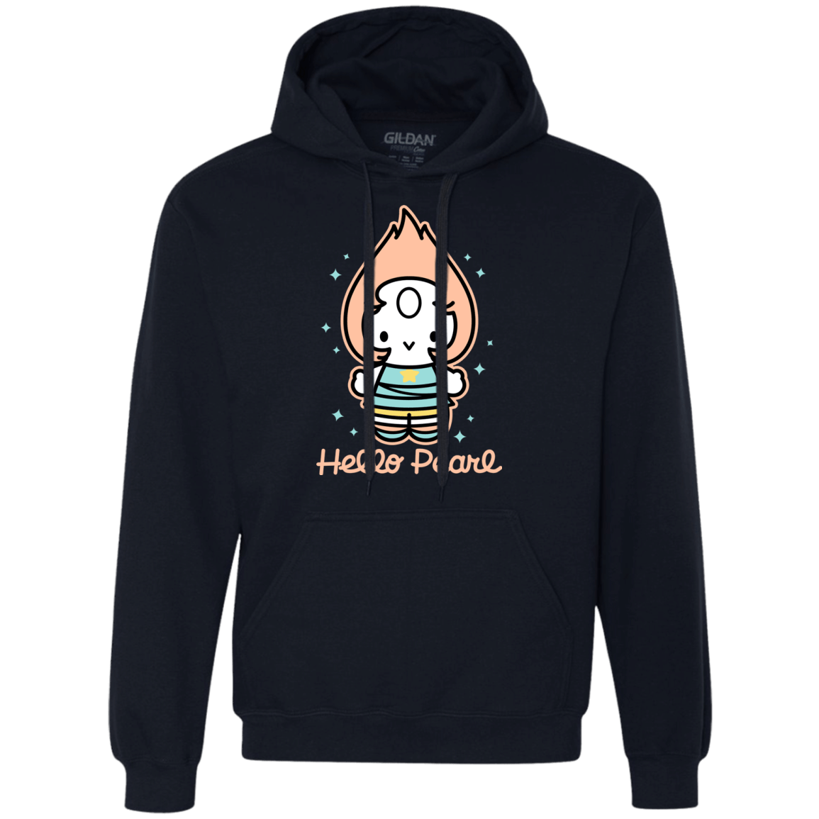 Sweatshirts Navy / S Hello Pearl Premium Fleece Hoodie