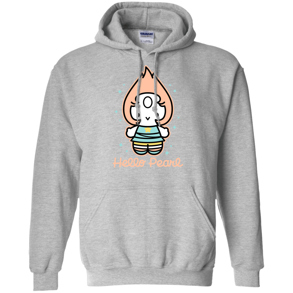 Sweatshirts Sport Grey / S Hello Pearl Pullover Hoodie