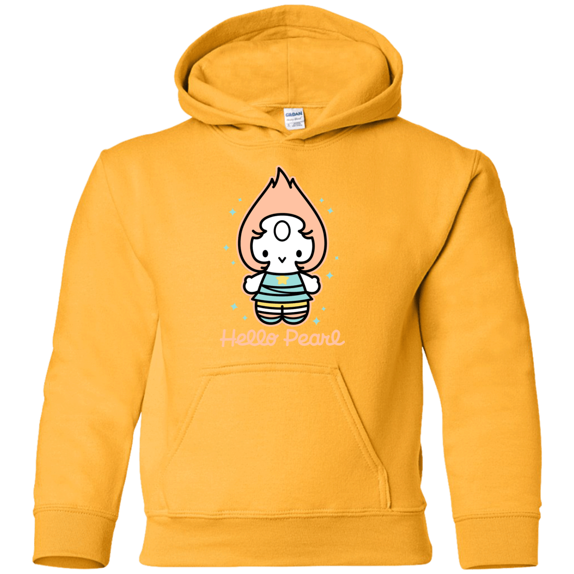 Sweatshirts Gold / YS Hello Pearl Youth Hoodie
