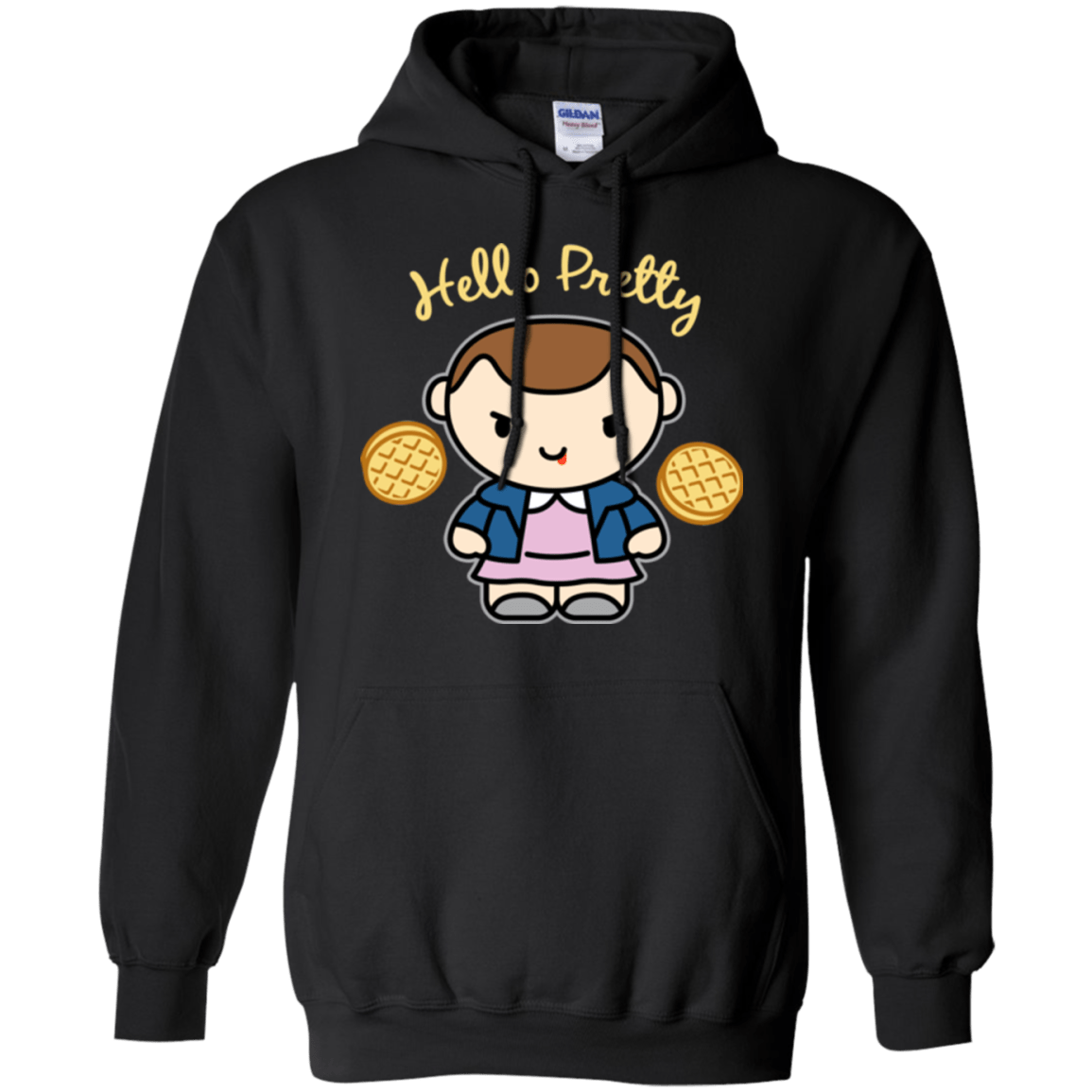 Sweatshirts Black / Small Hello Pretty Pullover Hoodie