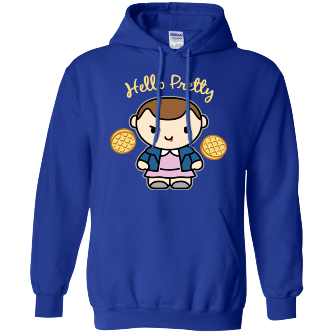 Sweatshirts Royal / Small Hello Pretty Pullover Hoodie