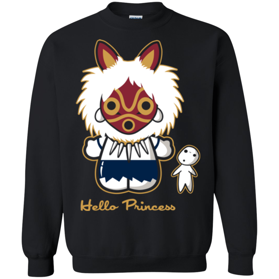 Sweatshirts Black / Small Hello Princess Crewneck Sweatshirt