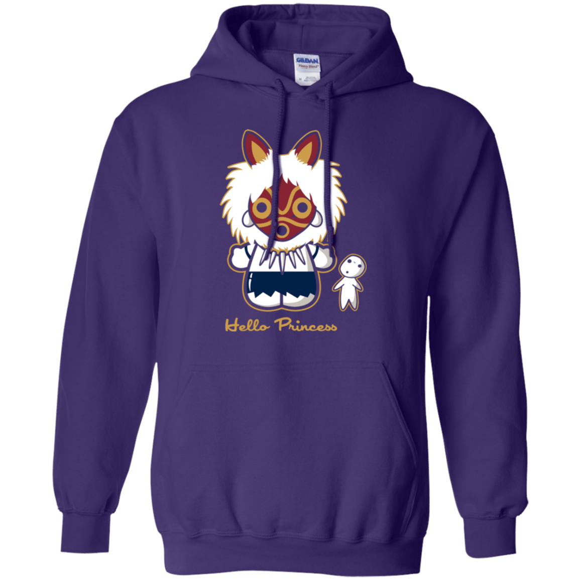 Sweatshirts Purple / Small Hello Princess Pullover Hoodie