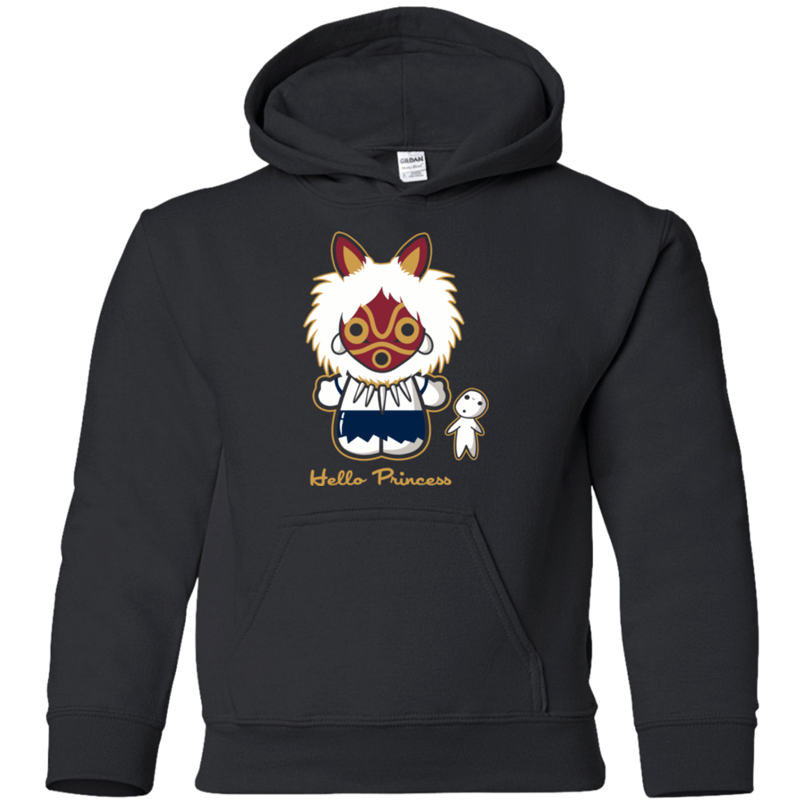 Sweatshirts Black / YS Hello Princess Youth Hoodie