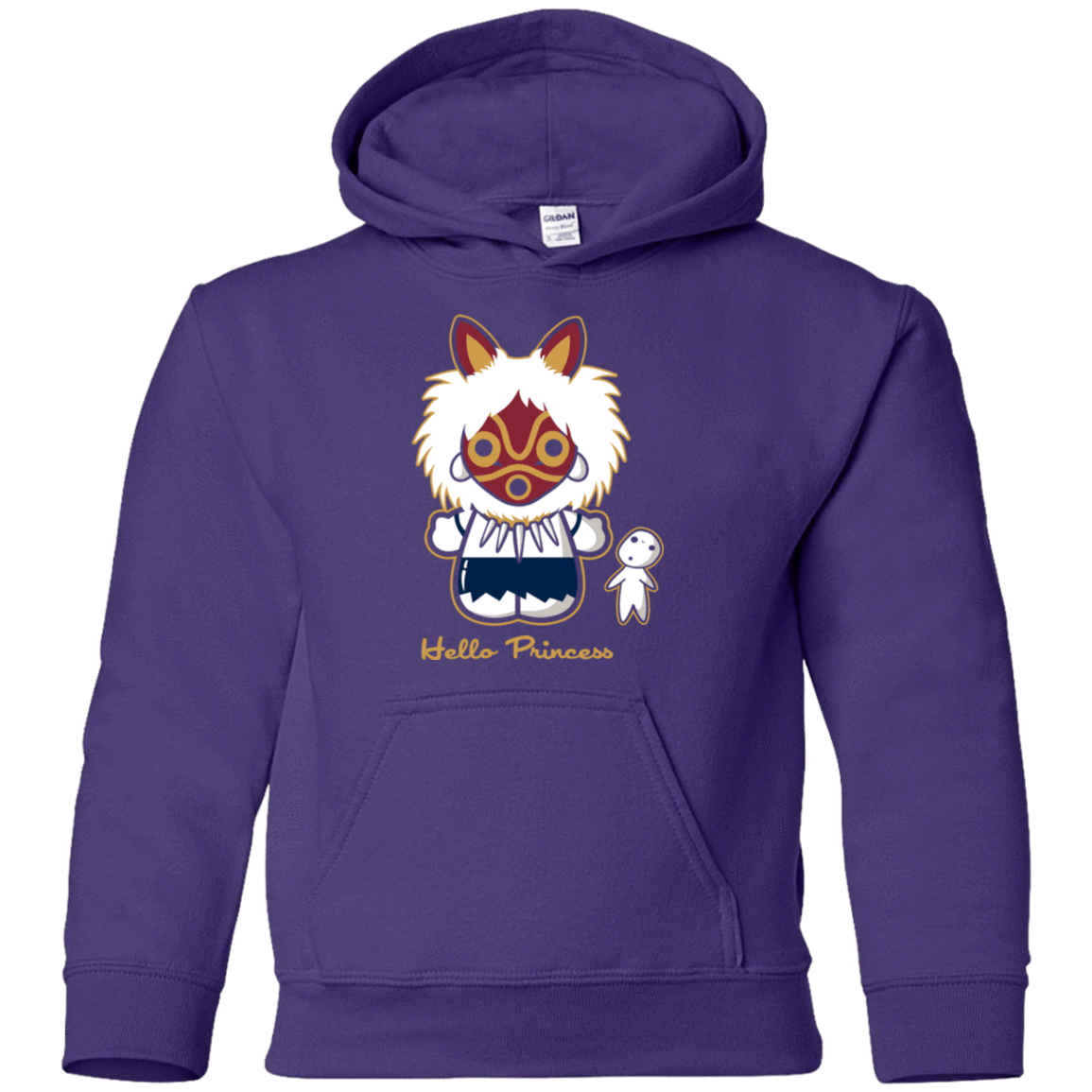 Sweatshirts Purple / YS Hello Princess Youth Hoodie
