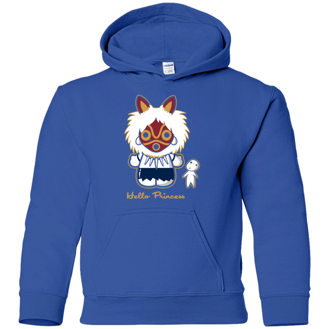Sweatshirts Royal / YS Hello Princess Youth Hoodie
