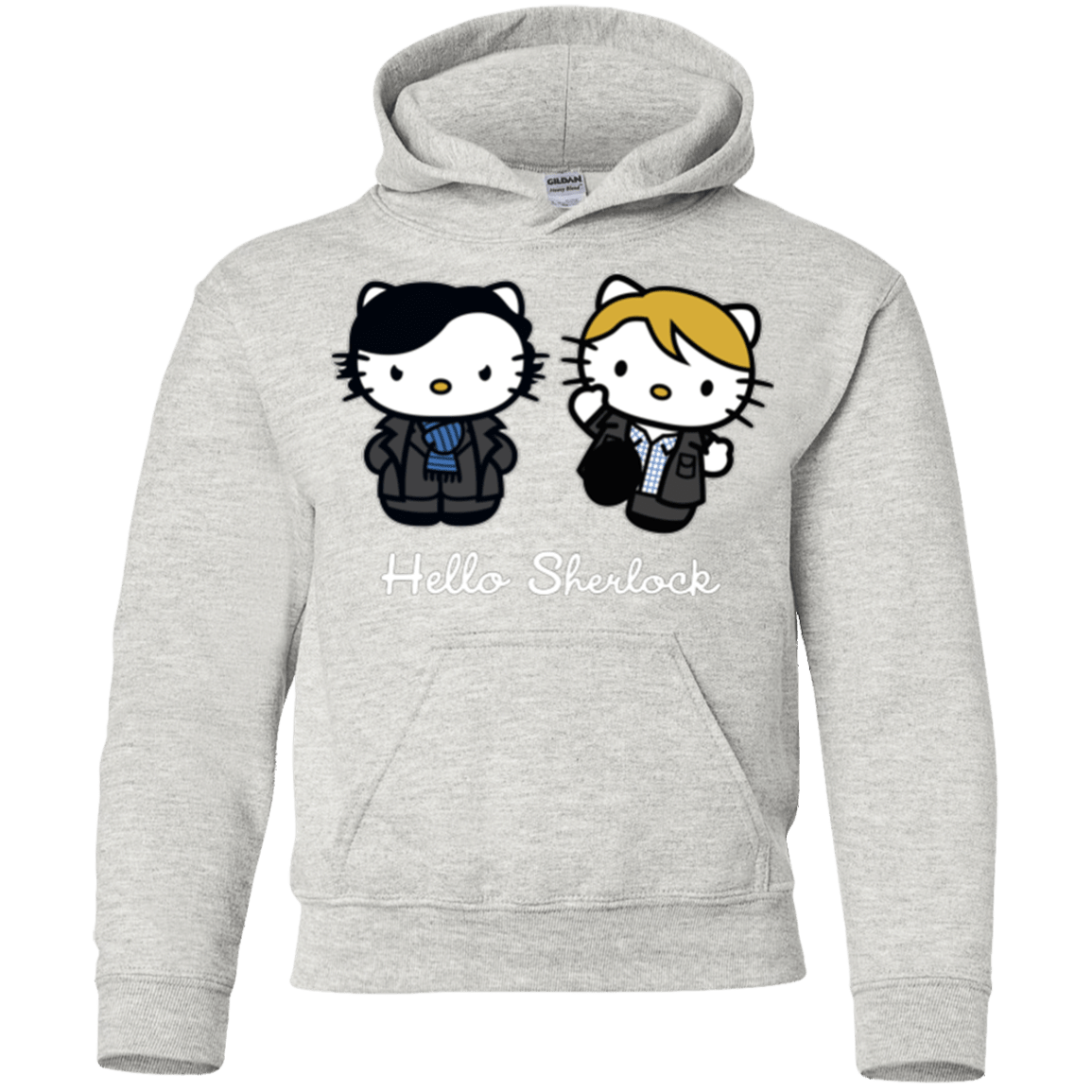 Sweatshirts Ash / YS Hello Sherlock Youth Hoodie