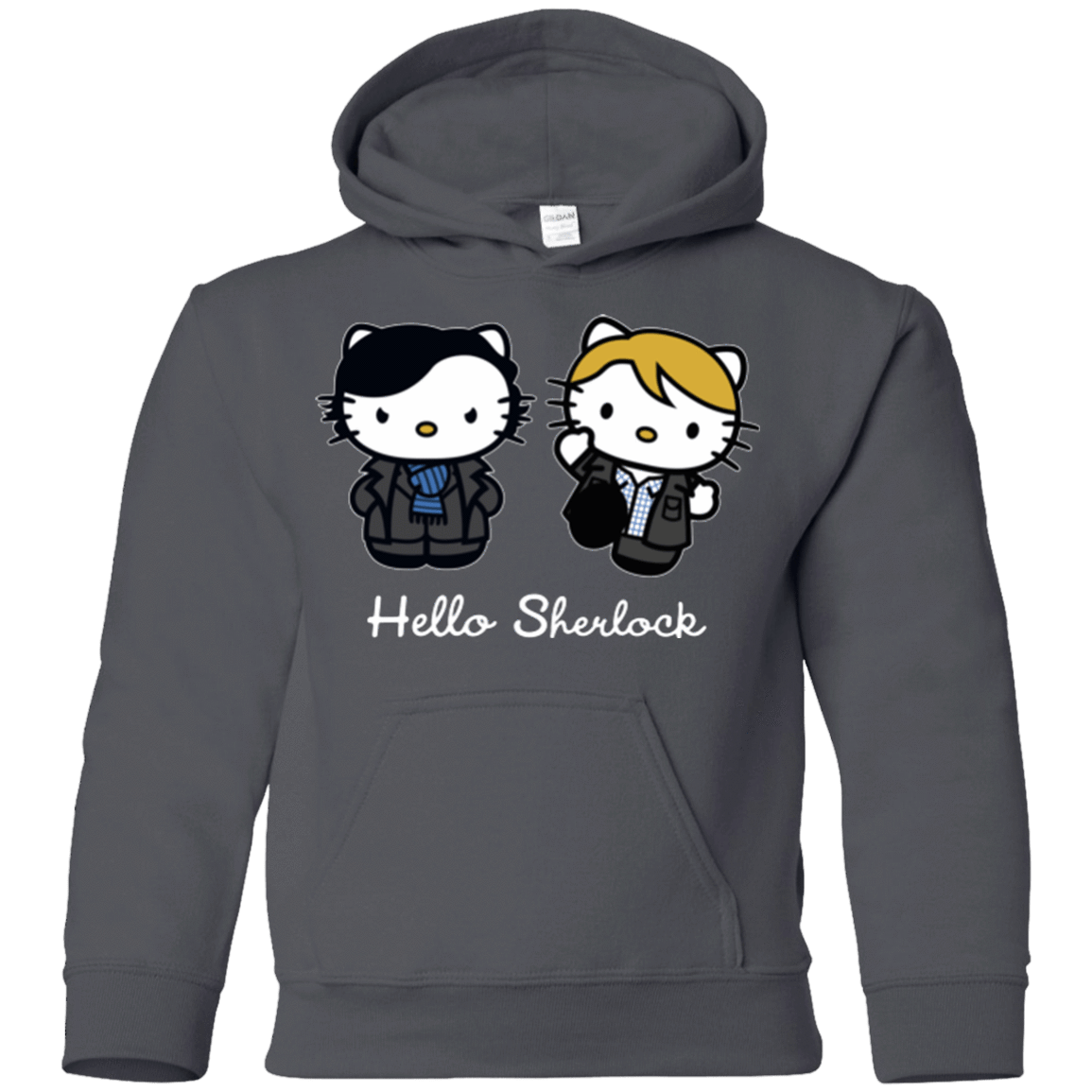 Sweatshirts Charcoal / YS Hello Sherlock Youth Hoodie