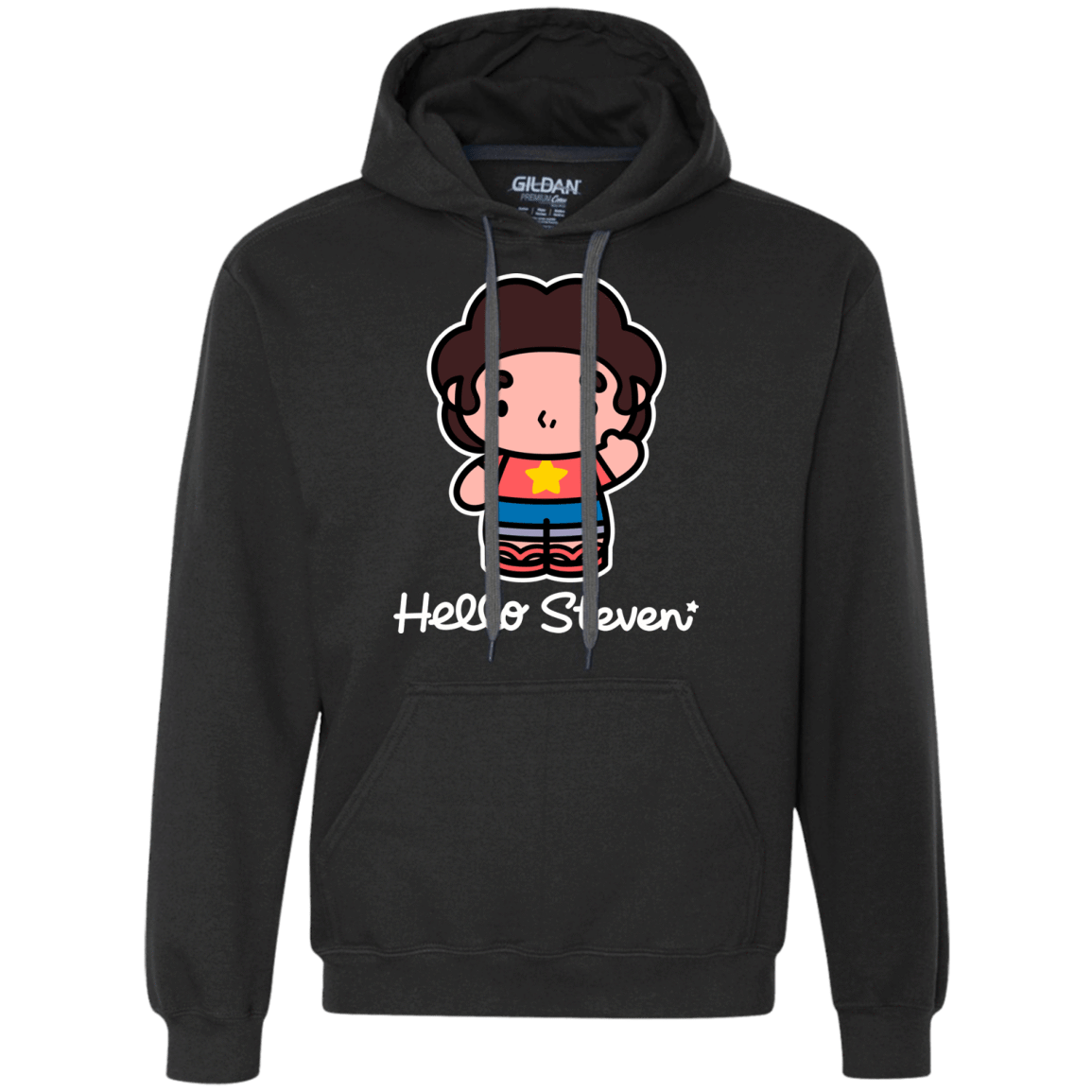 Sweatshirts Black / S Hello Steven Premium Fleece Hoodie