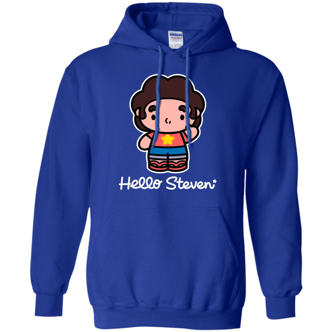 Sweatshirts Royal / S Hello Steven Pullover Hoodie