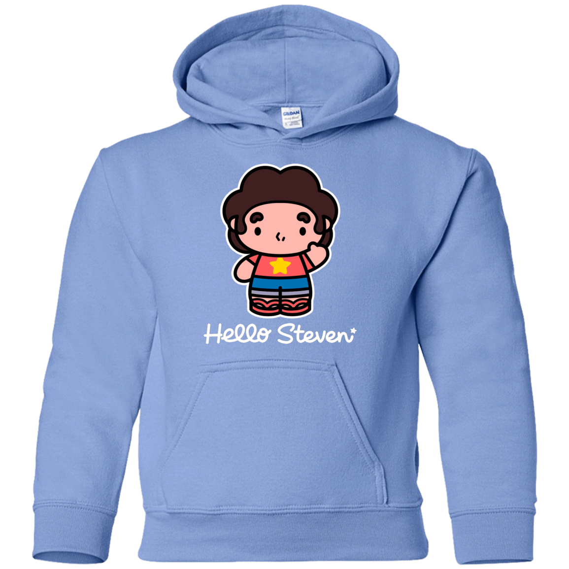 Sweatshirts Carolina Blue / YS Hello Steven Youth Hoodie
