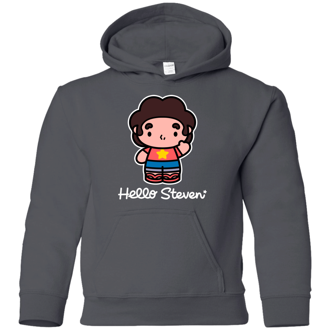 Sweatshirts Charcoal / YS Hello Steven Youth Hoodie