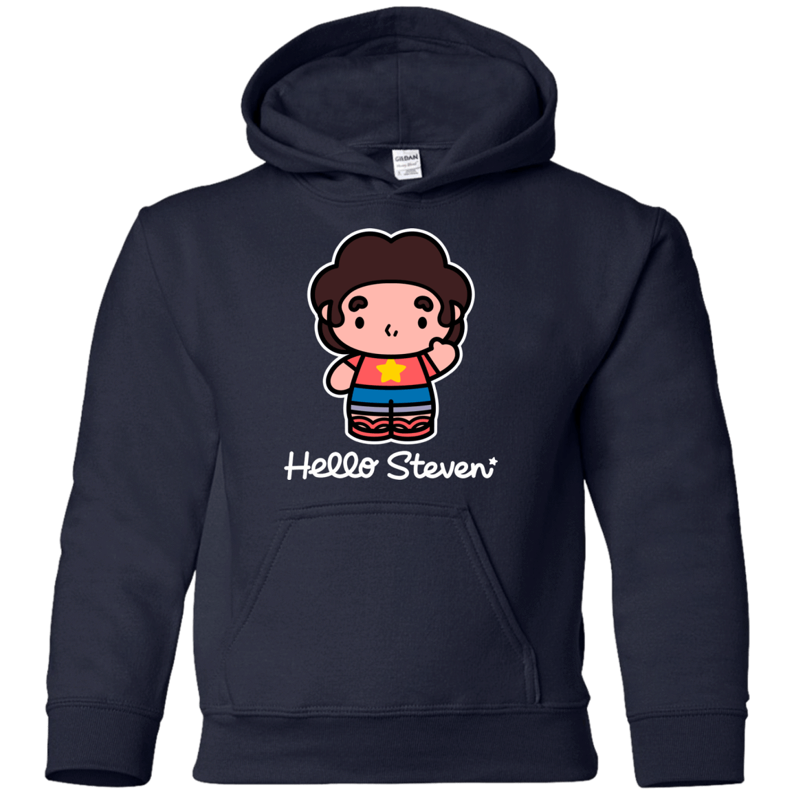 Sweatshirts Navy / YS Hello Steven Youth Hoodie