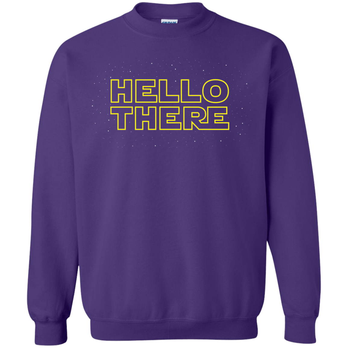 Sweatshirts Purple / S Hello There Crewneck Sweatshirt