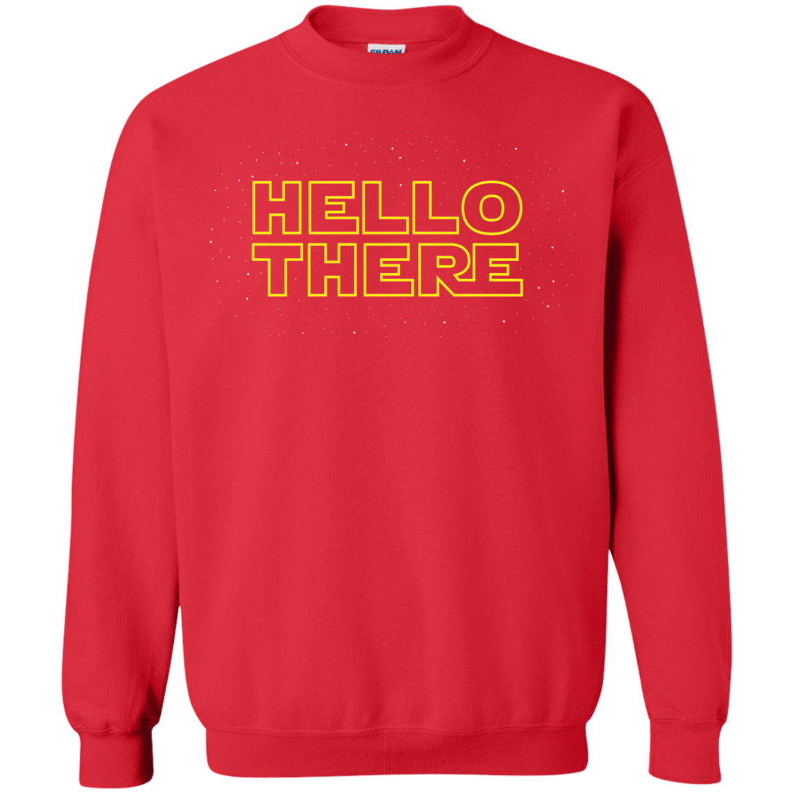 Sweatshirts Red / S Hello There Crewneck Sweatshirt