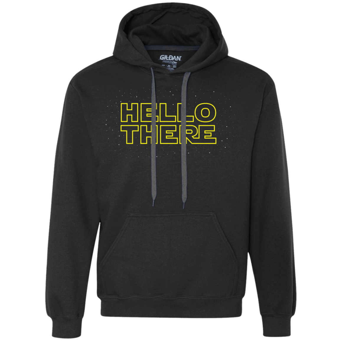 Sweatshirts Black / S Hello There Premium Fleece Hoodie