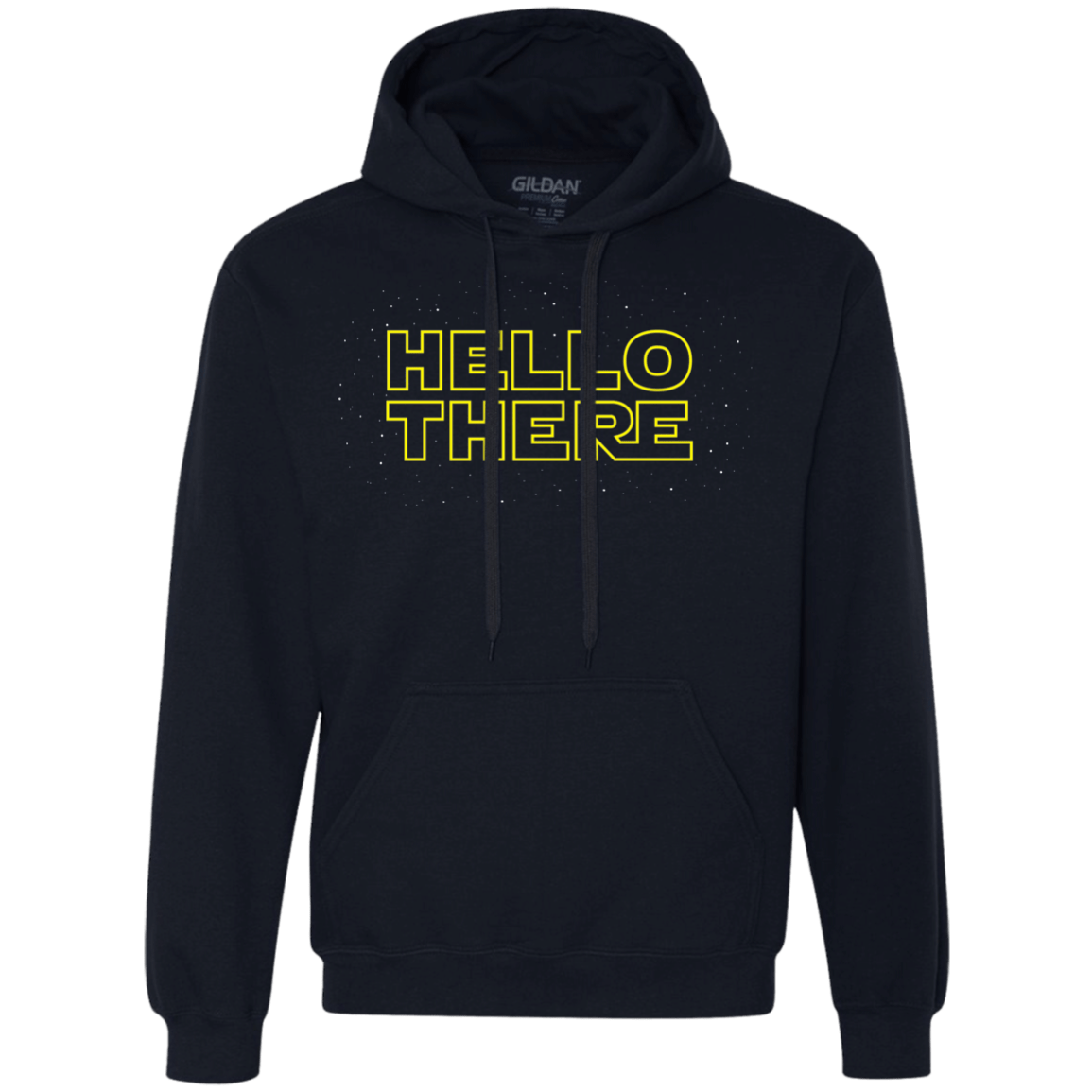 Sweatshirts Navy / S Hello There Premium Fleece Hoodie